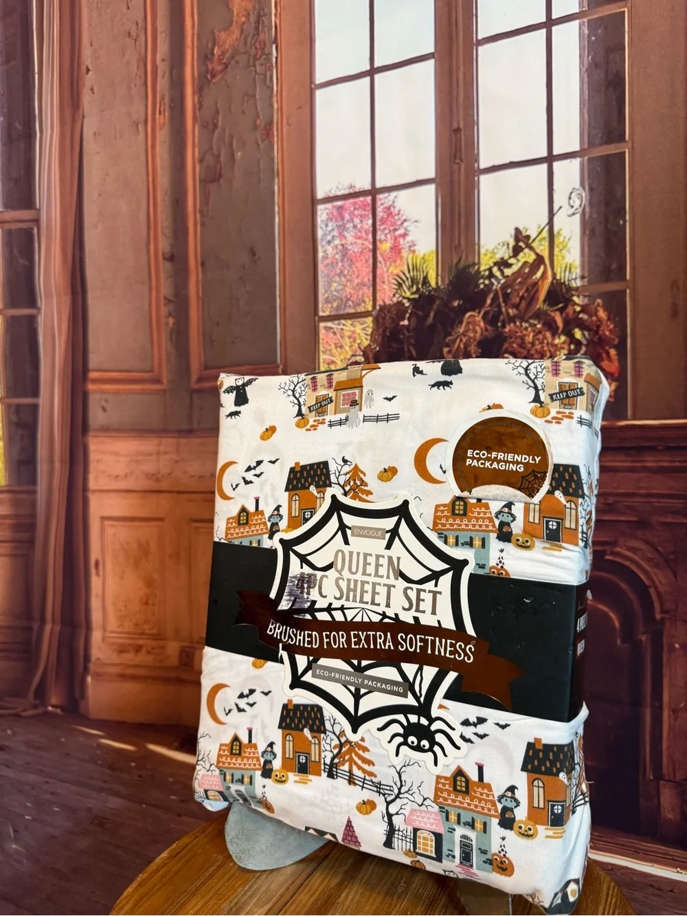 Halloween brushed microfiber